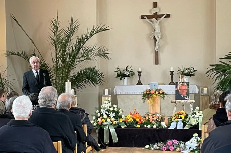 Trauerfeier für Volker Stange, Landrat a.D. von Löbau-Zittau